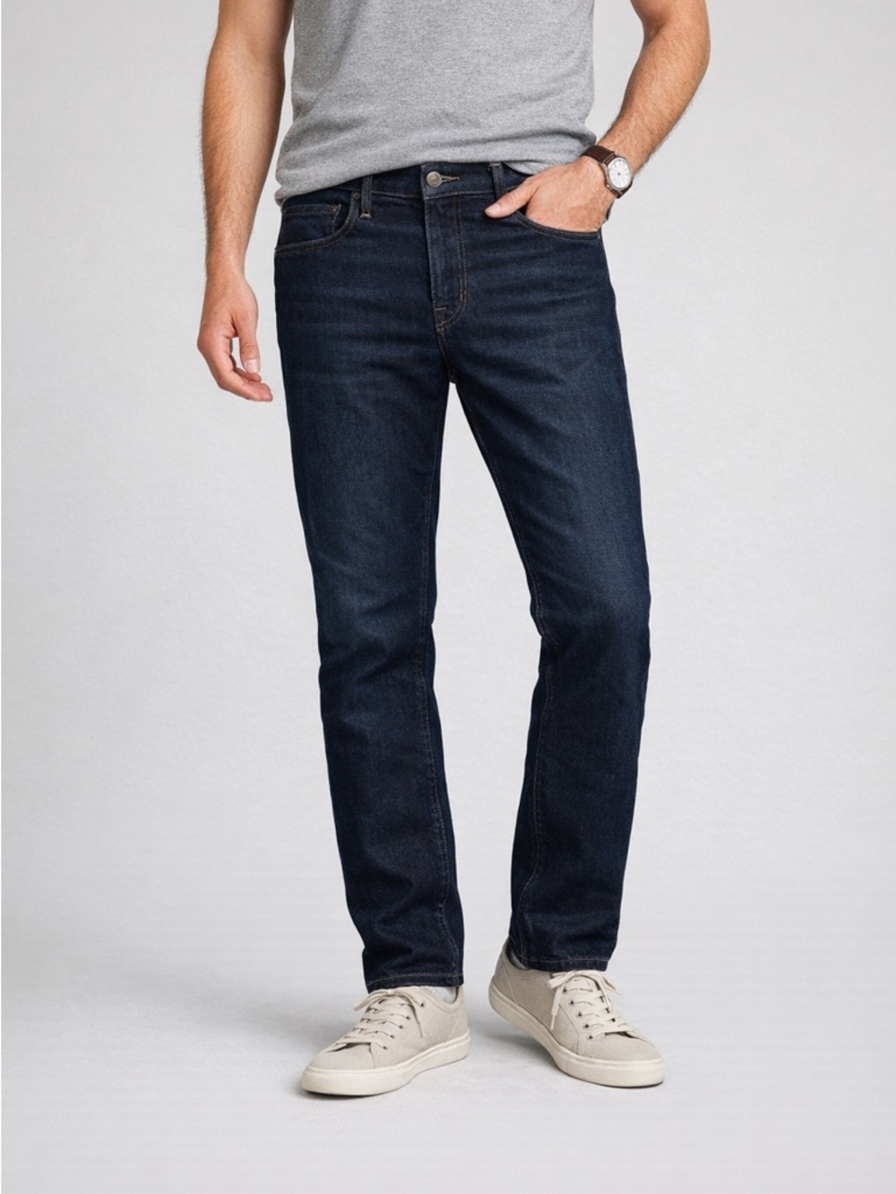 Goodfellow & Co Men's Deep Indigo Straight Jeans 34x32